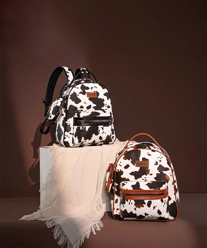 Wrangler Cow Print Backpack