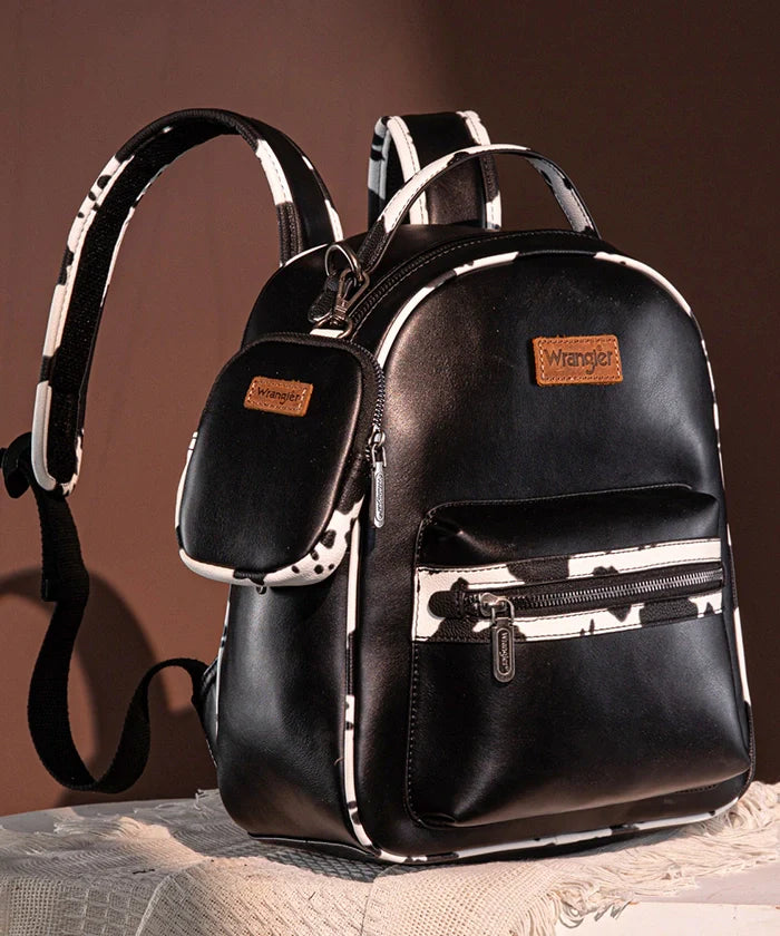 Wrangler Cow Print Backpack