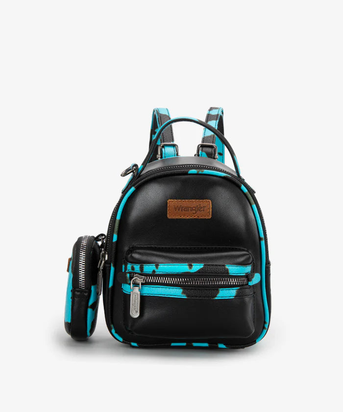 Wrangler Cow Print Mini Backpack