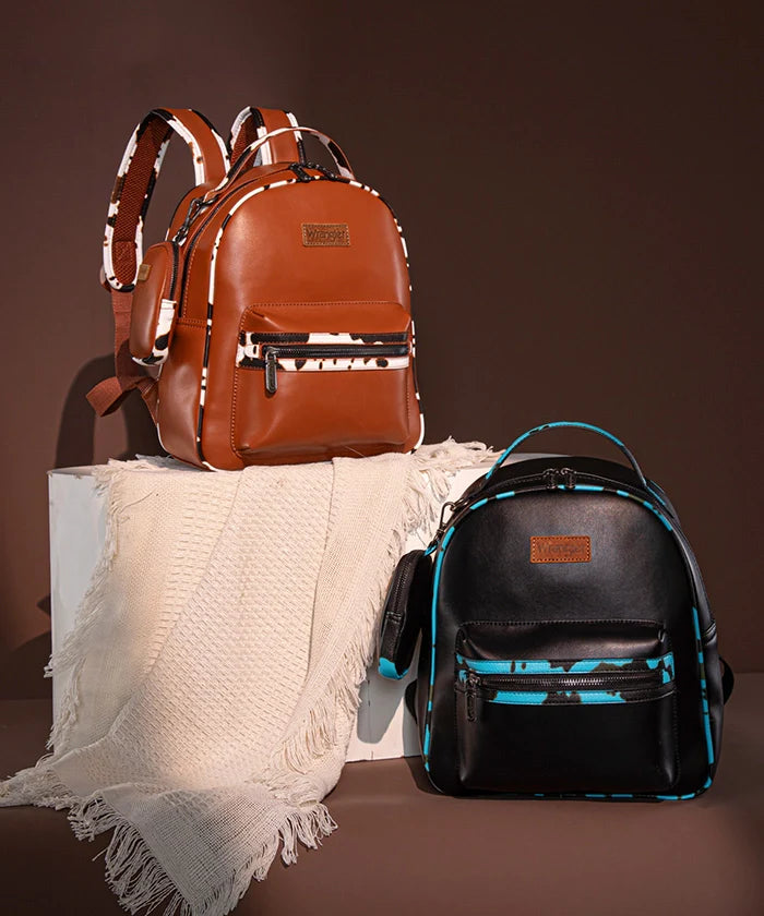 Wrangler Cow Print Backpack