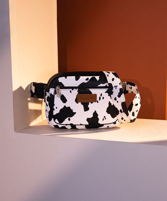 Wrangler Cow Print Fanny Pack