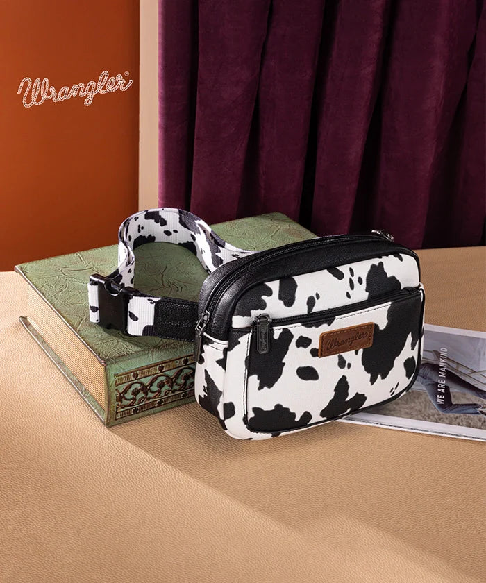 Wrangler Cow Print Fanny Pack