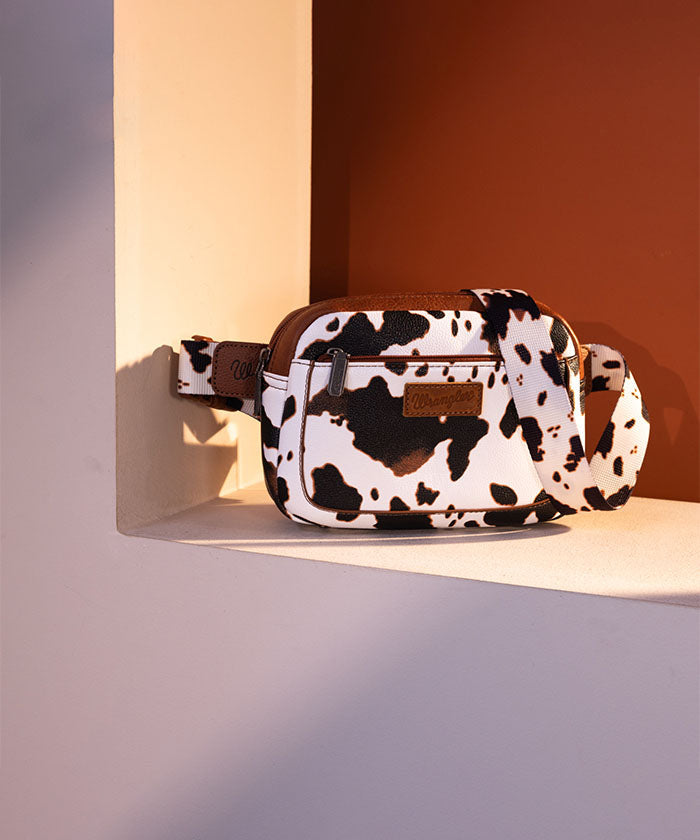 Wrangler Cow Print Fanny Pack