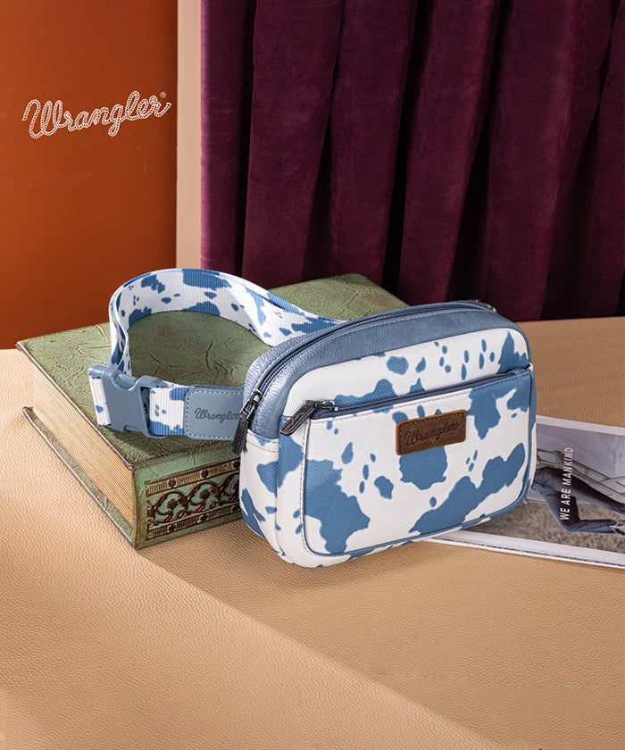 Wrangler Cow Print Fanny Pack