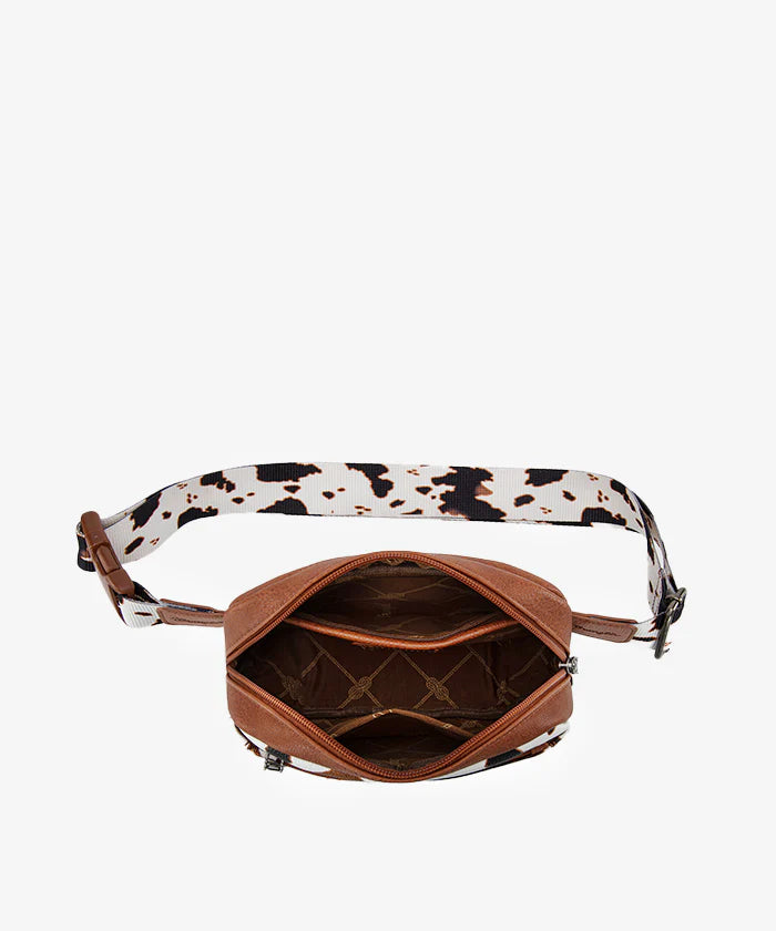 Wrangler Cow Print Fanny Pack