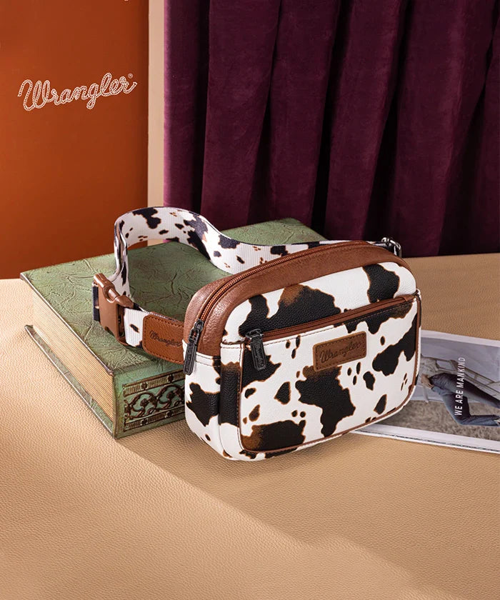 Wrangler Cow Print Fanny Pack