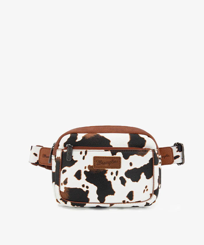 Wrangler Cow Print Fanny Pack