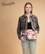 Wrangler Cow Print Fanny Pack