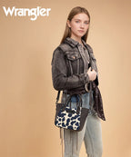 Wrangler All-over Cow Print Mini Tote Bag