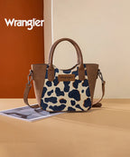 Wrangler All-over Cow Print Mini Tote Bag