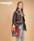 Wrangler All-over Cow Print Mini Tote Bag