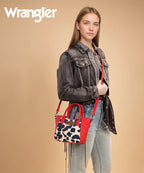Wrangler All-over Cow Print Mini Tote Bag