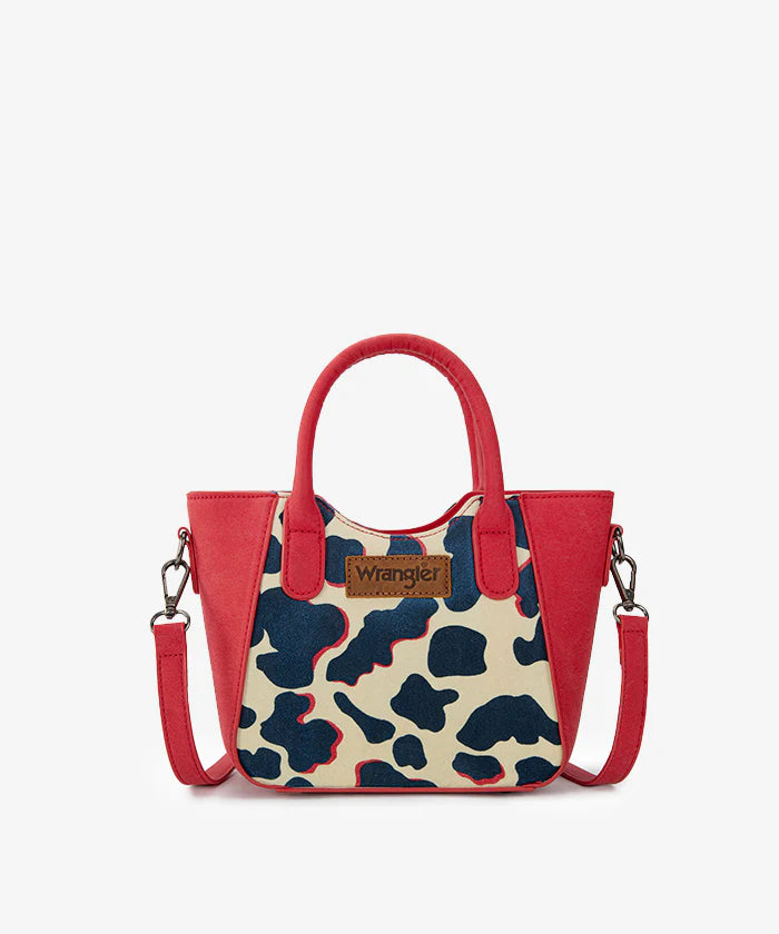 Wrangler All-over Cow Print Mini Tote Bag