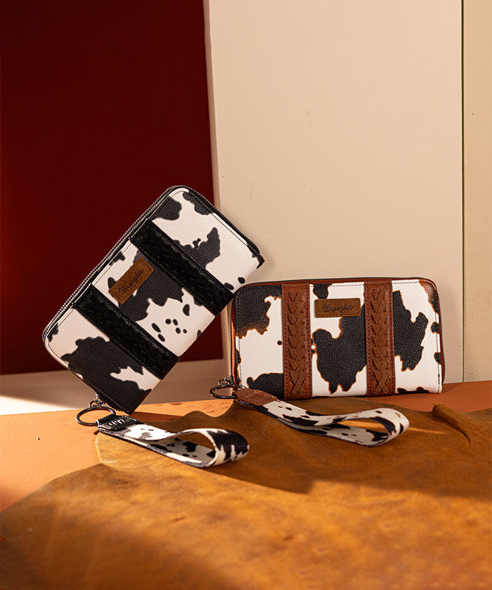 Wrangler Cow Print Wallet