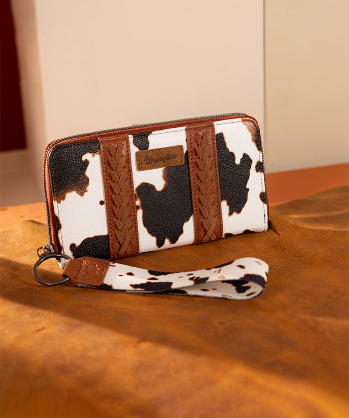 Wrangler Cow Print Wallet