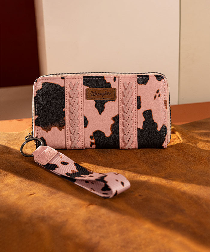 Wrangler Cow Print Wallet