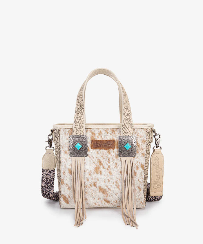Wrangler Cowhide Fringe Concealed Carry Purse