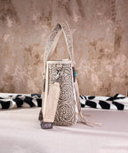 Wrangler Cowhide Fringe Concealed Carry Purse