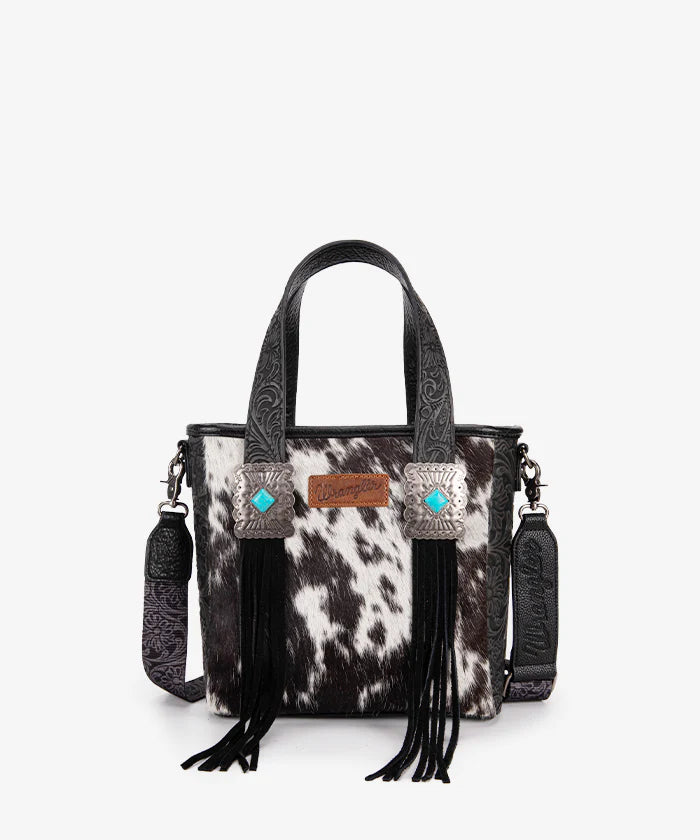 Wrangler Cowhide Fringe Concealed Carry Purse