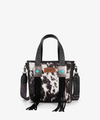 Wrangler Cowhide Fringe Concealed Carry Purse