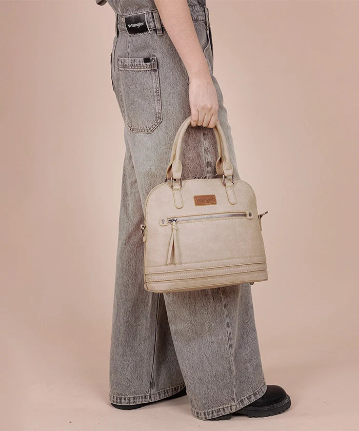 Wrangler Dome Satchel Crossbody Bag