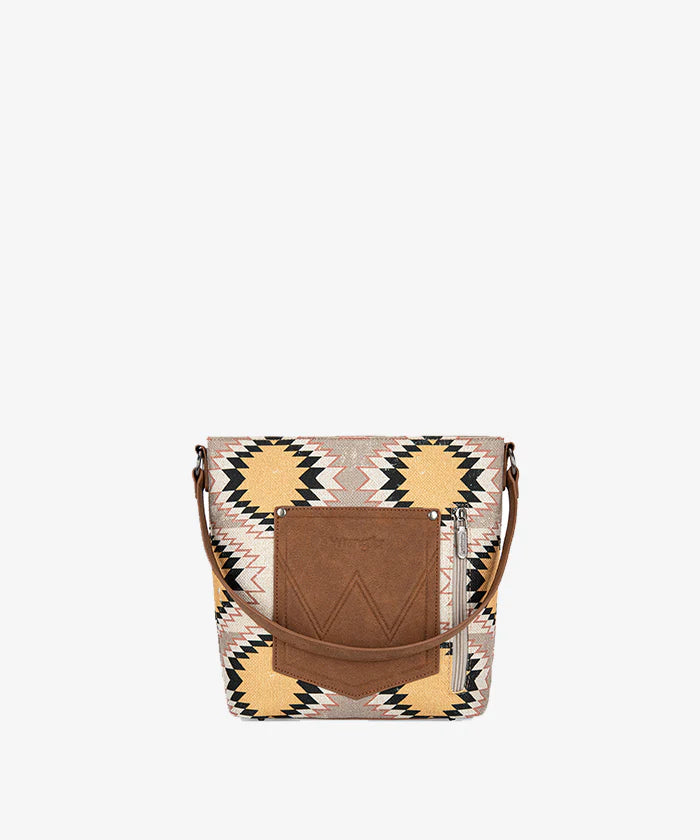 Wrangler Dual Sided Print Canvas Shoulder Bag