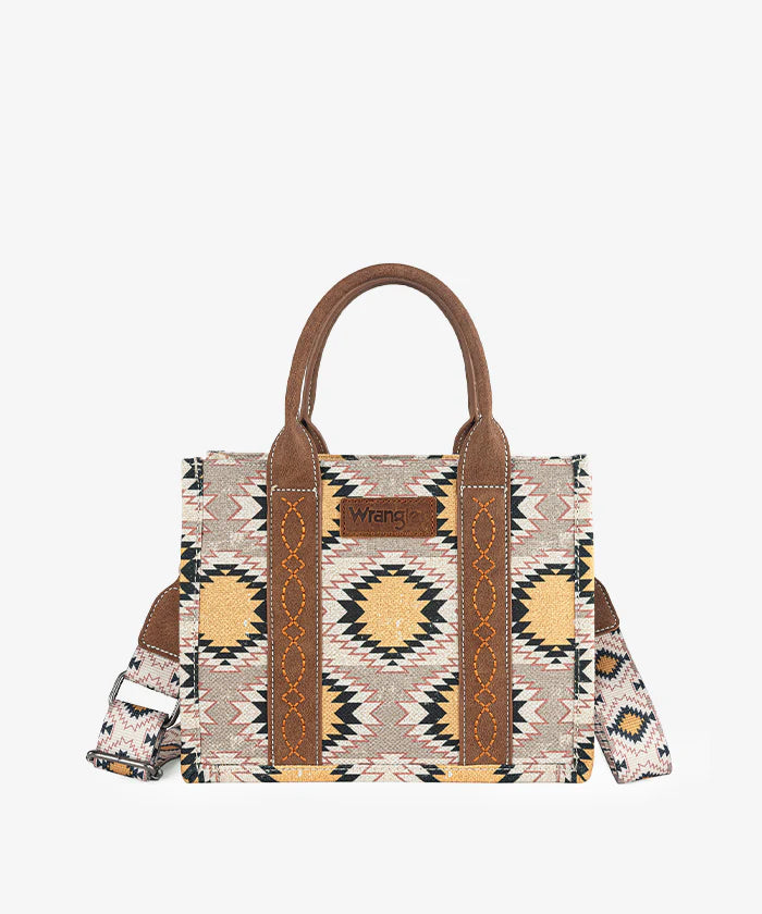 Wrangler Dual Sided Print Canvas Tote Bag