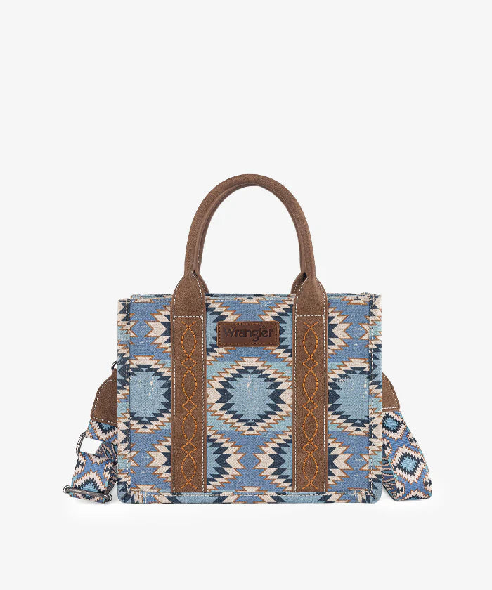 Wrangler Dual Sided Print Canvas Tote Bag