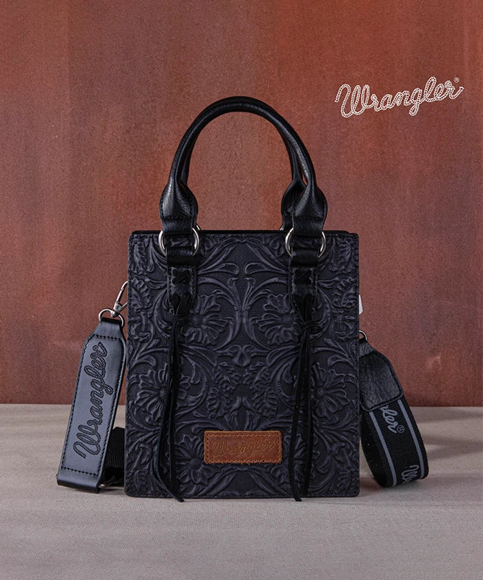 Wrangler Embossed Top Handle Crossbody