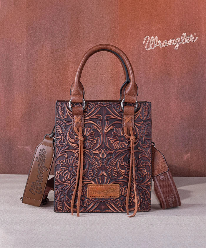 Wrangler Embossed Top Handle Crossbody