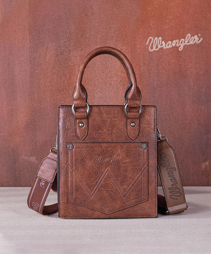 Wrangler Embossed Top Handle Crossbody