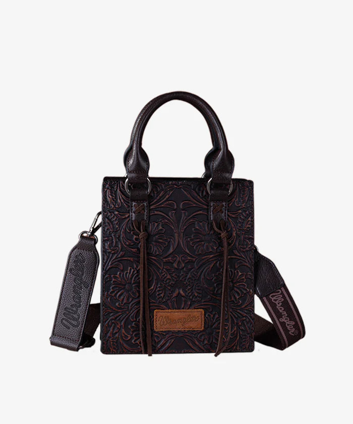 Wrangler Embossed Top Handle Crossbody
