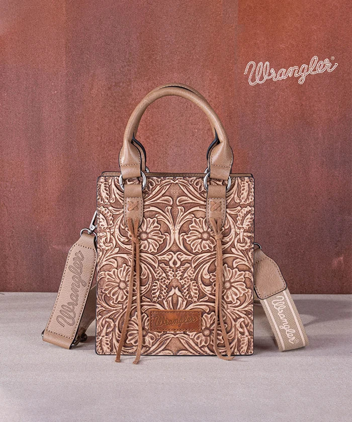 Wrangler Embossed Top Handle Crossbody