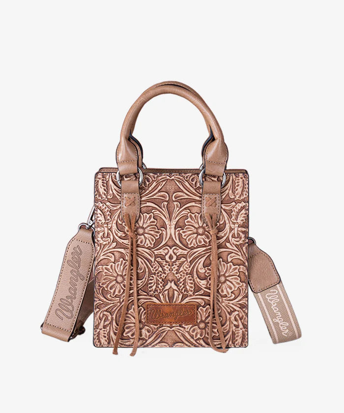 Wrangler Embossed Top Handle Crossbody