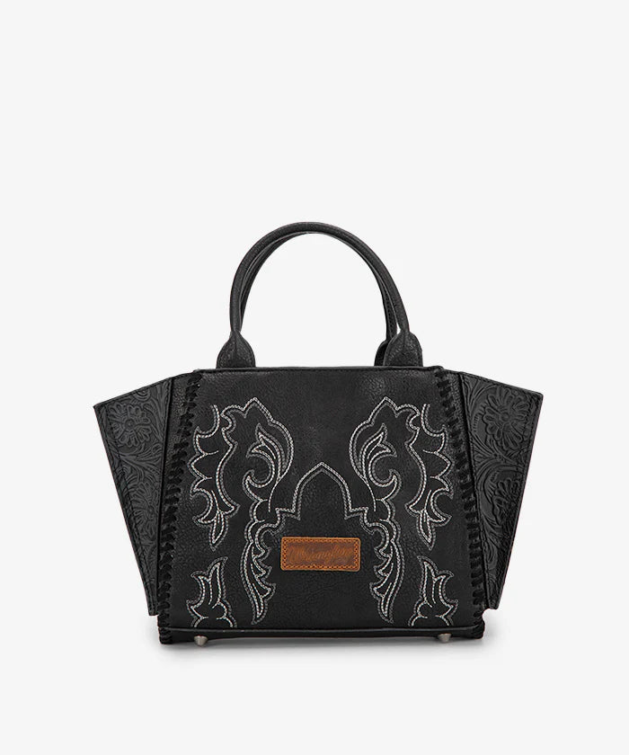 Wrangler Embroidered Boot Scroll Tote Bag Collection