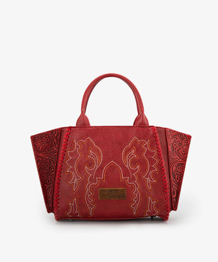 Wrangler Embroidered Boot Scroll Tote Bag Collection