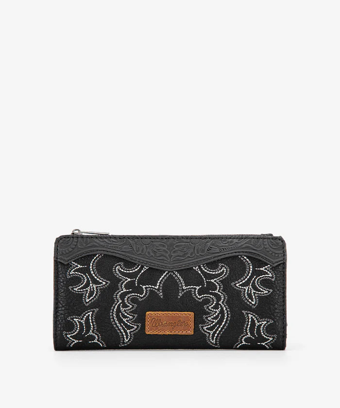 Wrangler Embroidered Boot Scroll Tote Bag Collection