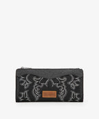 Wrangler Embroidered Boot Scroll Wallet