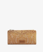 Wrangler Embroidered Boot Scroll Wallet