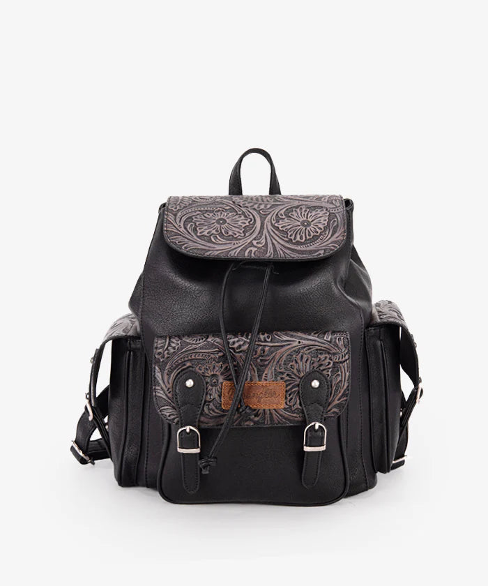 Wrangler Floral Tooled Concealed Carry Backpack