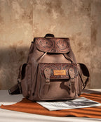 Wrangler Floral Tooled Concealed Carry Backpack