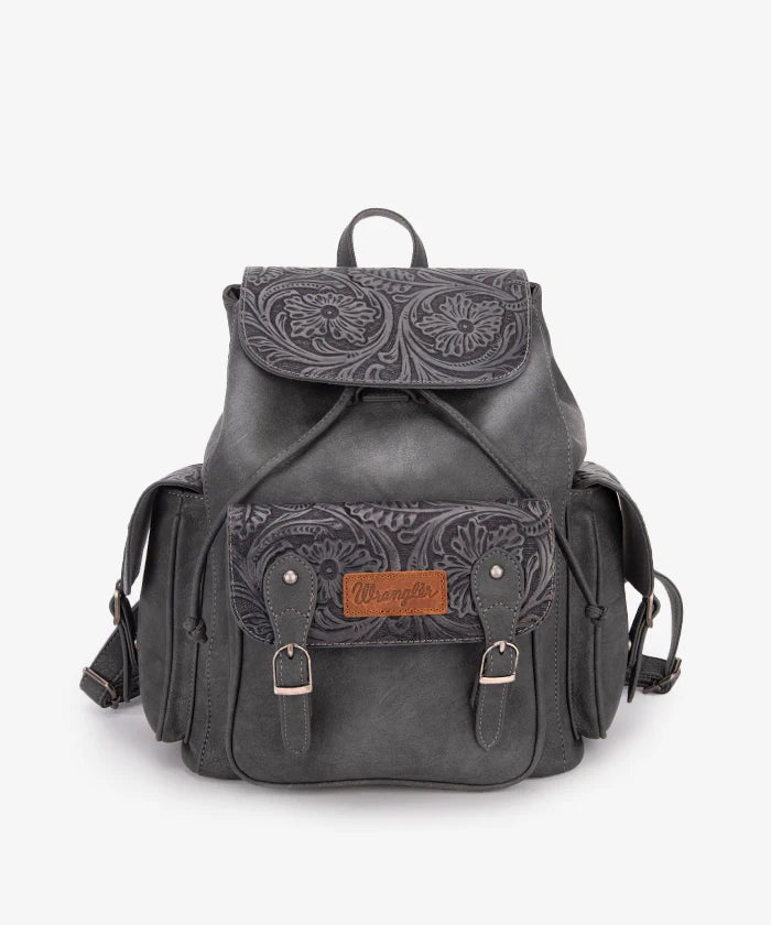 Wrangler Floral Tooled Concealed Carry Backpack