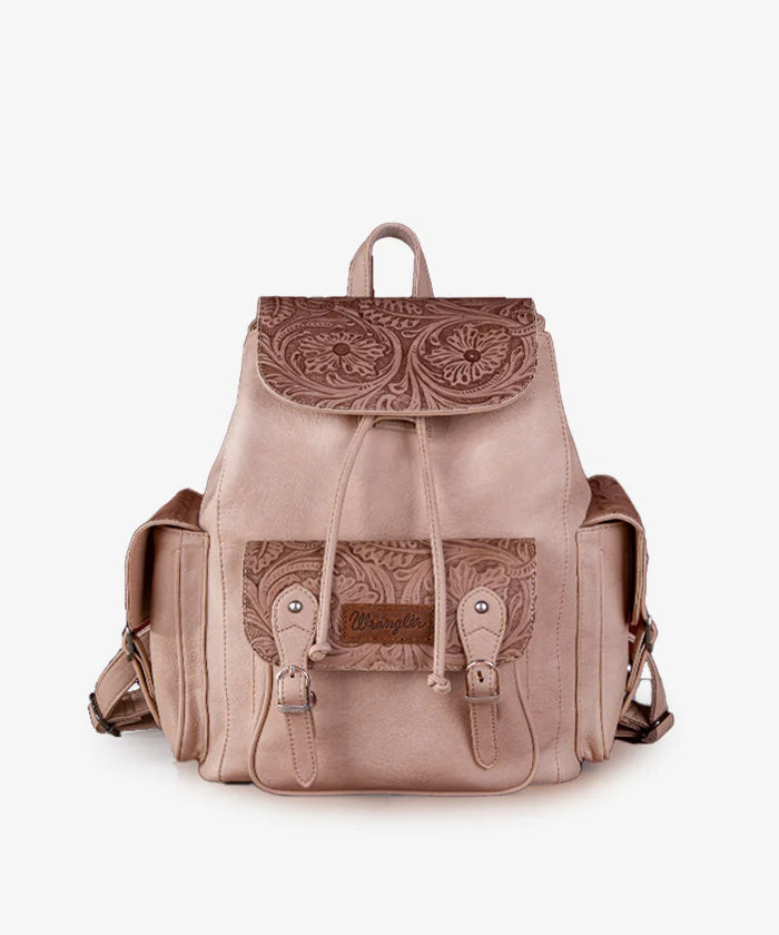 Wrangler Floral Tooled Concealed Carry Backpack