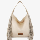 Wrangler Fringe Studded Hobo Bag