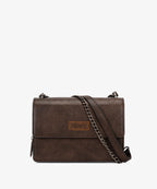 Wrangler Full-Grain Leather Flap Crossbody Purse