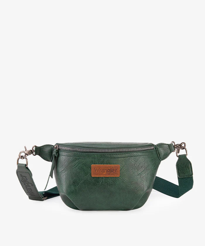 Wrangler Full Grain Leather Fanny Pack