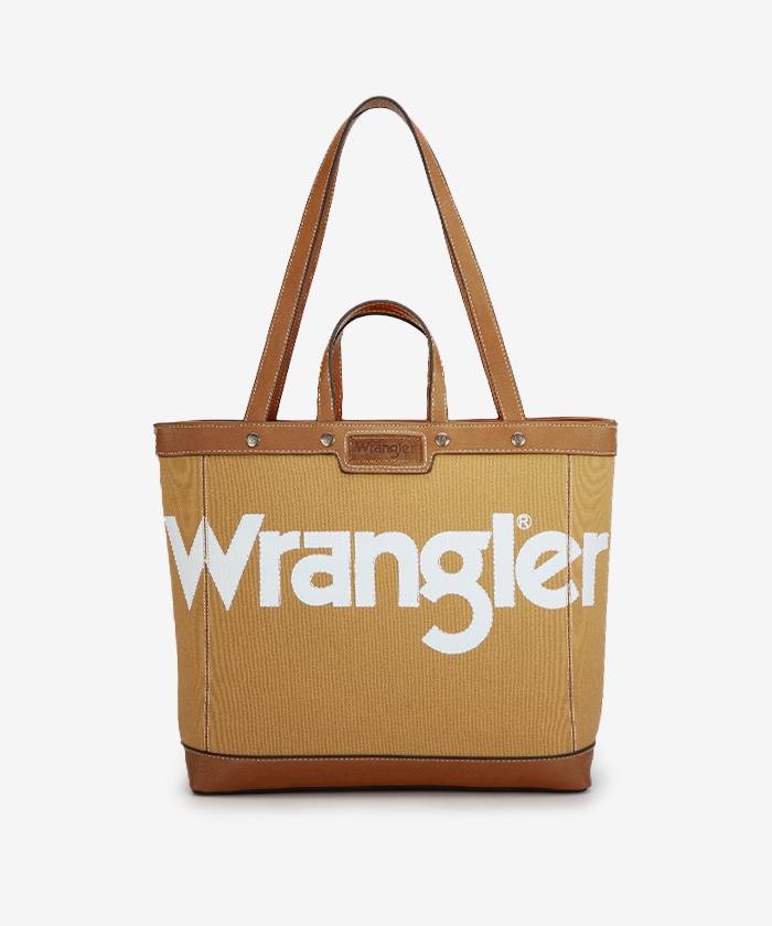 Wrangler Leather Trim Canvas Tote Bag Collection