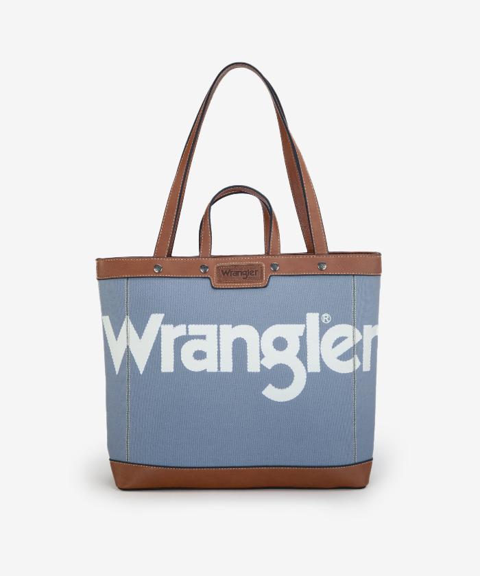 Wrangler Leather Trim Canvas Tote Bag Collection