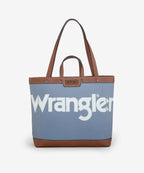 Wrangler Leather Trim Canvas Tote Bag Collection