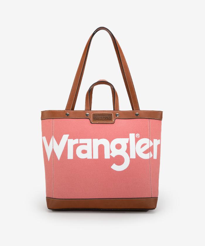 Wrangler Leather Trim Canvas Tote Bag Collection